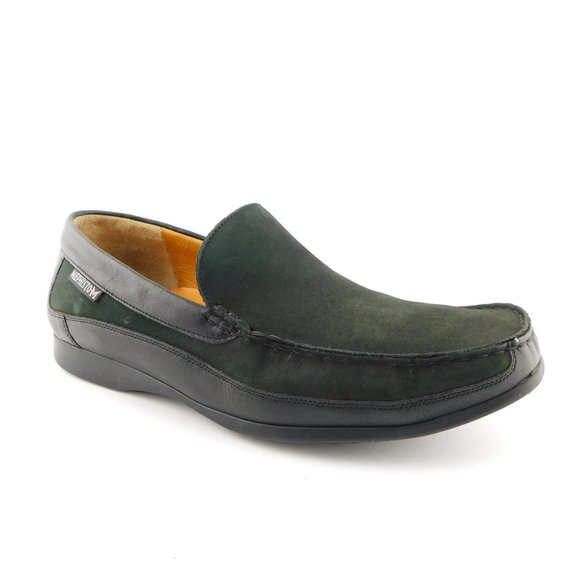 MEPHISTO Black Leather Air Relax Slip On Loafers Men\'s 11